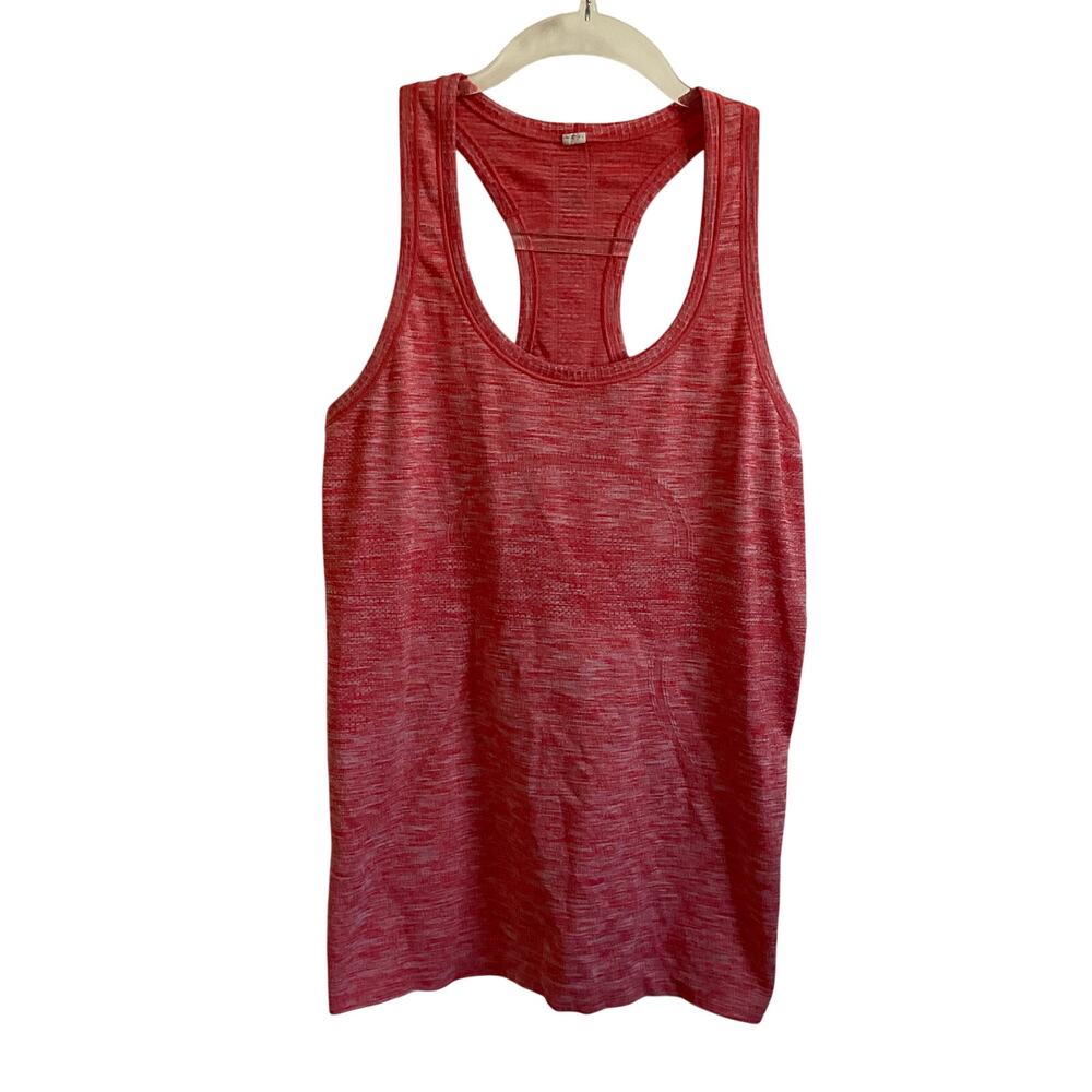 Lululemon Heathered Red Swiftly Tank Top‎ - Size 6